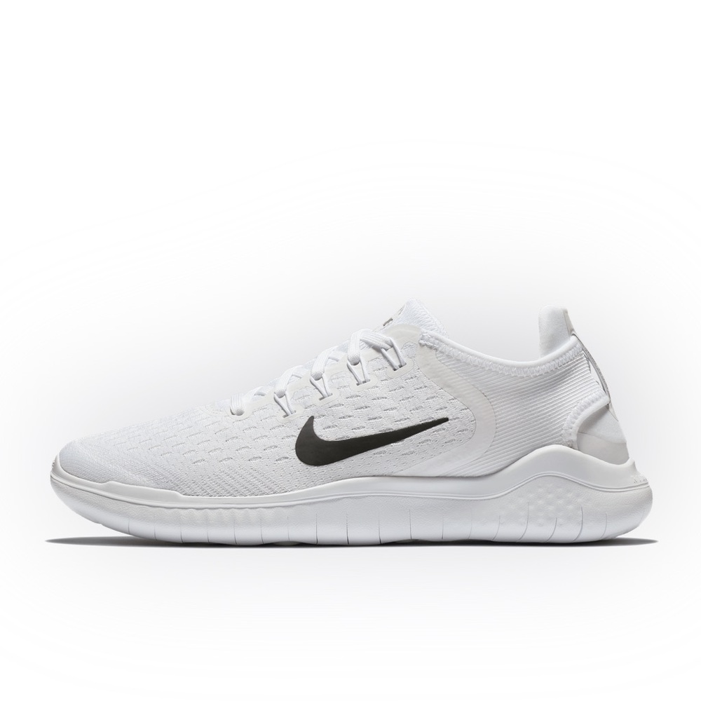 Nike Free RN 2018 Women's Running Shoes White 8.5
